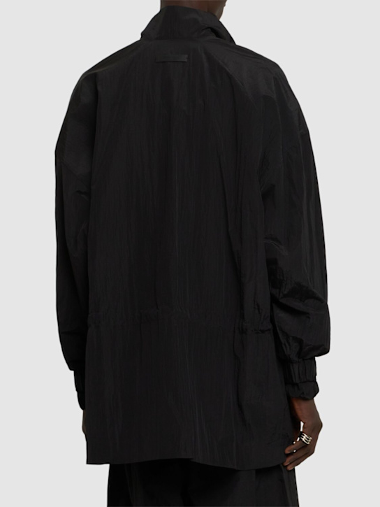Fear of God ESSENTIALS: Ripstop mock neck jacket - Black - men_3 | Luisa Via Roma