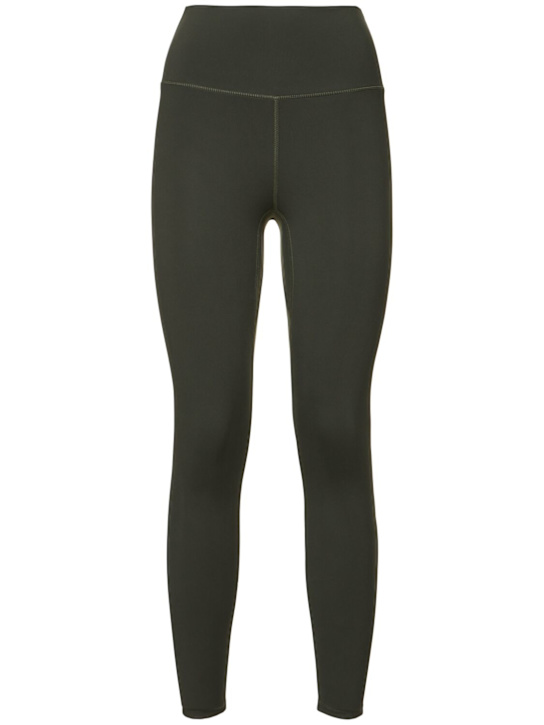 Varley: Shape free soft 25" high waist leggings - Dark Green - women_0 | Luisa Via Roma