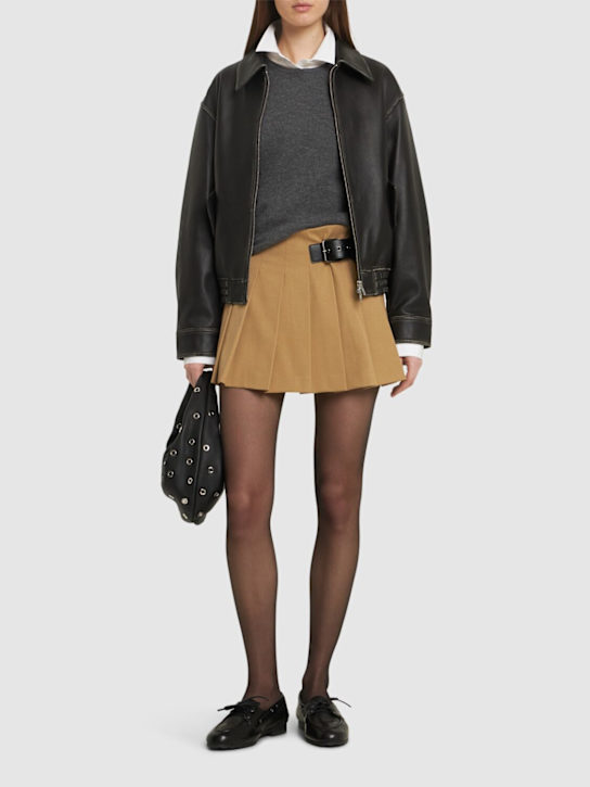 Dunst: Pleated mini skirt - women_1 | Luisa Via Roma