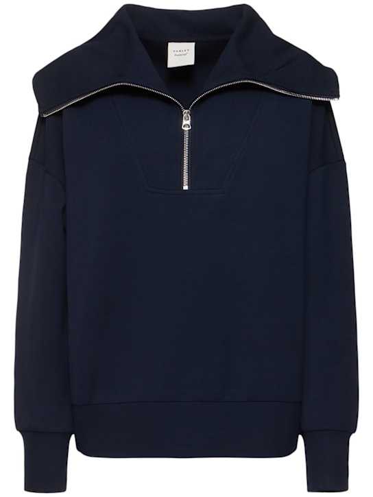 Varley: Catherine half zip sweatshirt - women_0 | Luisa Via Roma