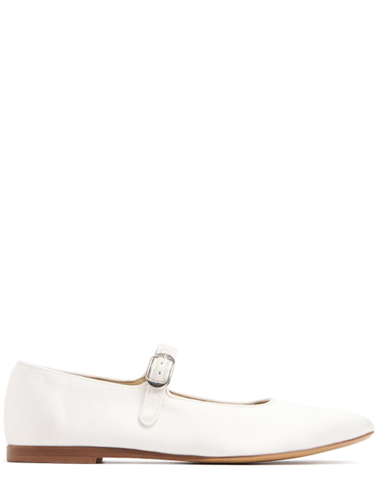 10mm Classic satin Mary Jane flats