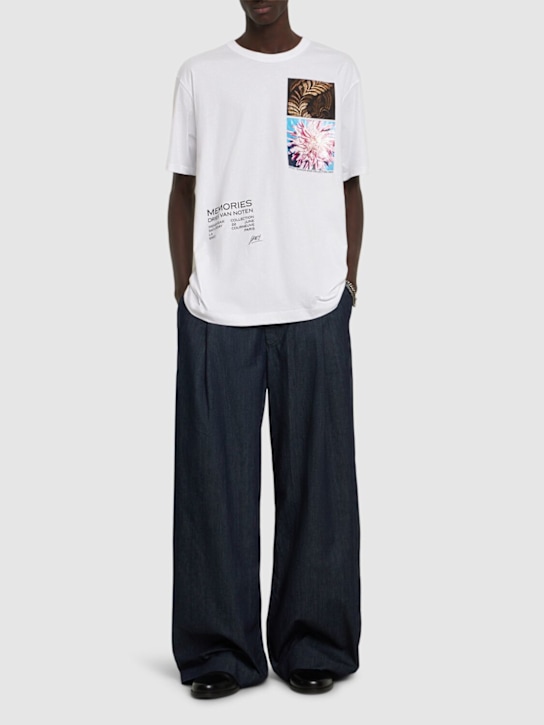 Dries Van Noten: Heercotton jersey t-shirt - men_1 | Luisa Via Roma