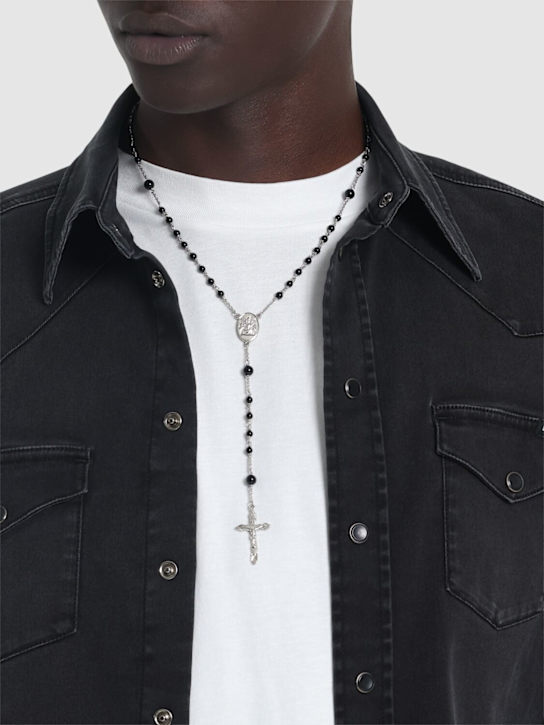 Dolce&Gabbana: Rosario necklace - men_1 | Luisa Via Roma