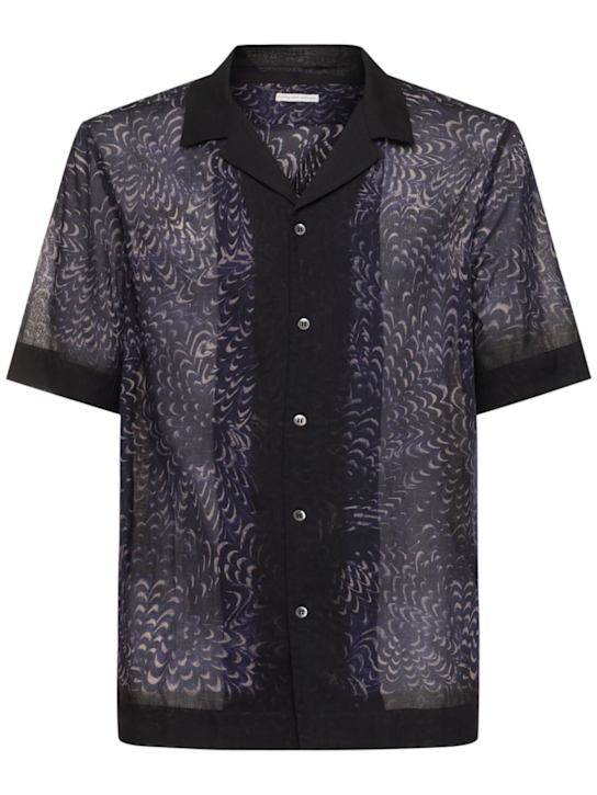 Dries Van Noten: Carltone short sleeve shirt - men_0 | Luisa Via Roma