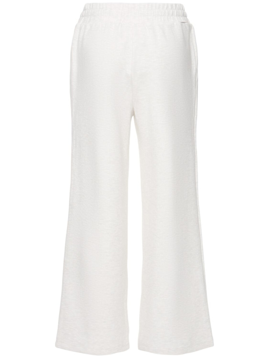 Varley: The Wide Leg 28" pants - Ivory Marl - women_3 | Luisa Via Roma