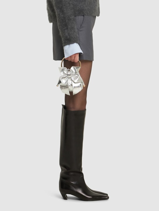 Jimmy Choo: Bon Bon超迷你手提包 - 银色 - women_1 | Luisa Via Roma