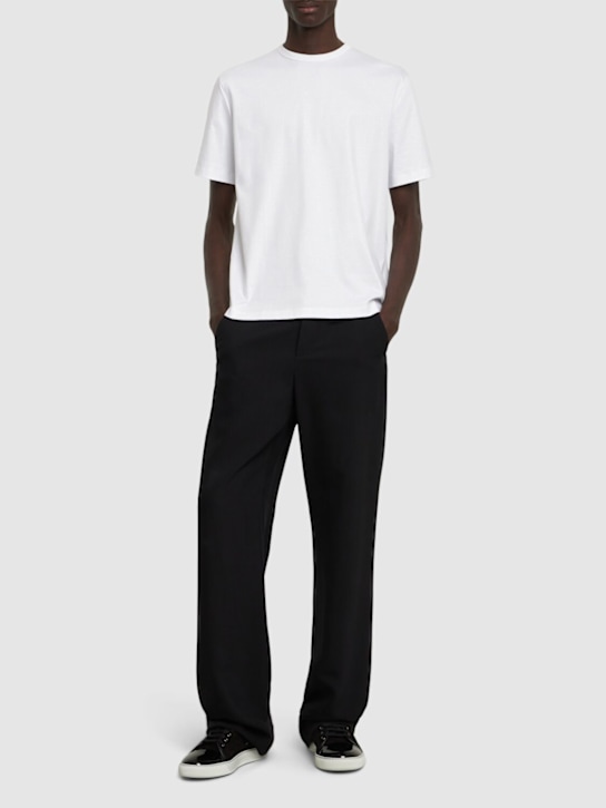Lanvin: Essential cotton t-shirt - men_1 | Luisa Via Roma