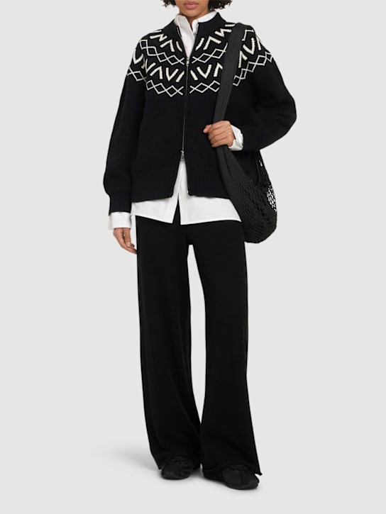 Varley: Alys Fairsle knit jacket - women_1 | Luisa Via Roma