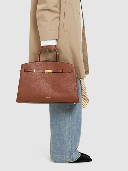 DeMellier: The Hudson grain leather bag - women_1 | Luisa Via Roma