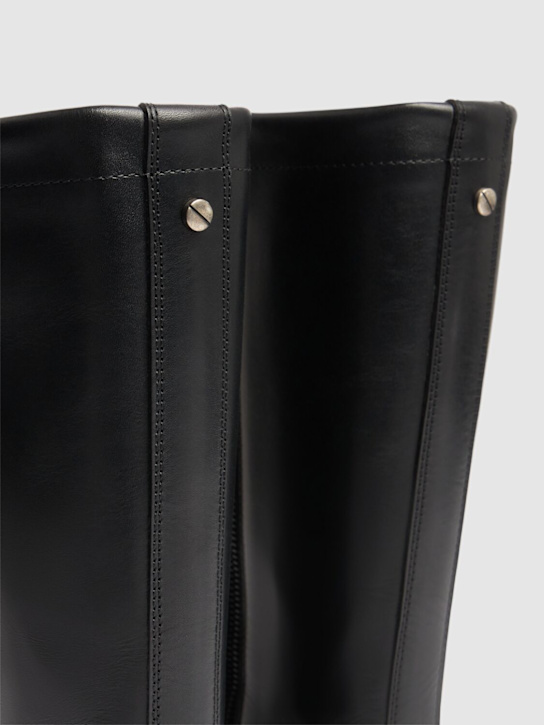 Ann Demeulemeester: Jani leather ankle boots - men_4 | Luisa Via Roma