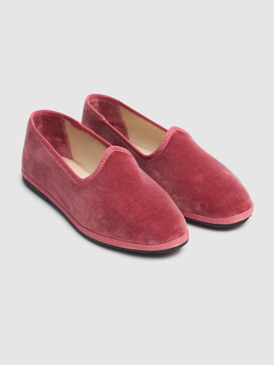 Il Gufo: Mocassini in velluto - Rosa - kids-girls_1 | Luisa Via Roma