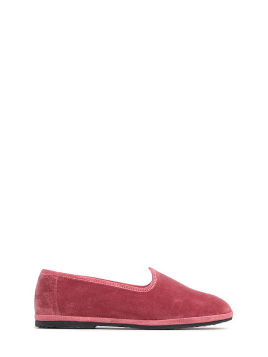 Il Gufo: Mocassini in velluto - Rosa - kids-girls_0 | Luisa Via Roma