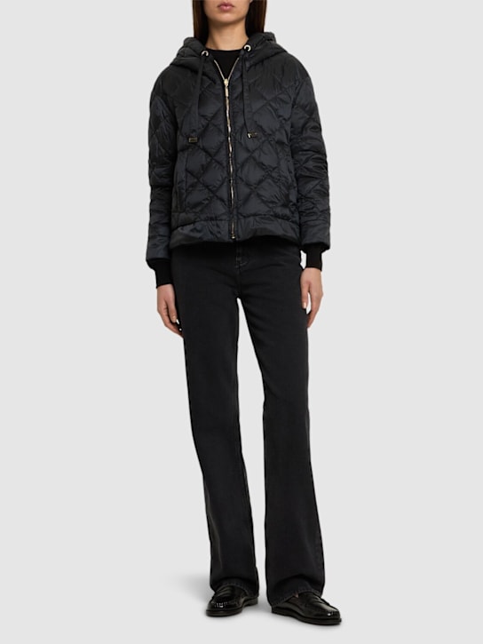 Max Mara: Disoft nylon down jacket - women_1 | Luisa Via Roma