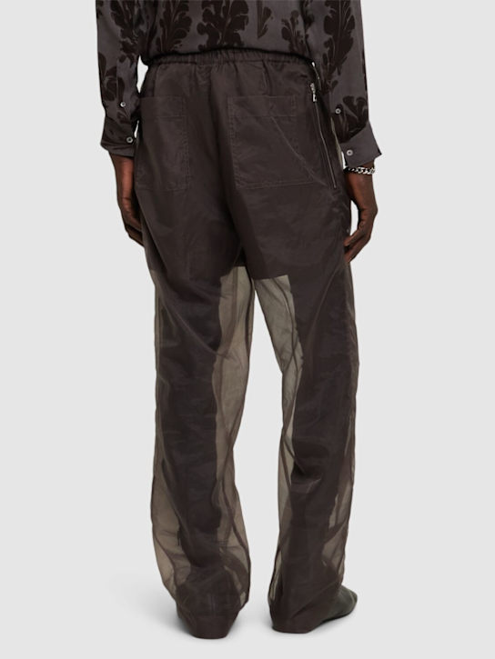 Dries Van Noten: Pendo elasticated waist pants - men_2 | Luisa Via Roma