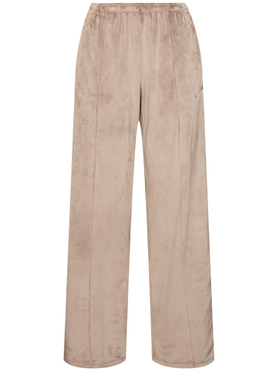 Nike: Pantaloni in maglia Chill - women_0 | Luisa Via Roma