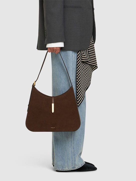 DeMellier: Large Tokyo suede shoulder bag - women_1 | Luisa Via Roma