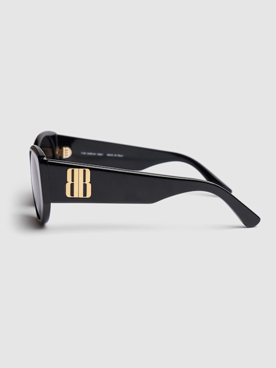 Balenciaga: BB0455S Nano round acetate sunglasses - Black - men_5 | Luisa Via Roma