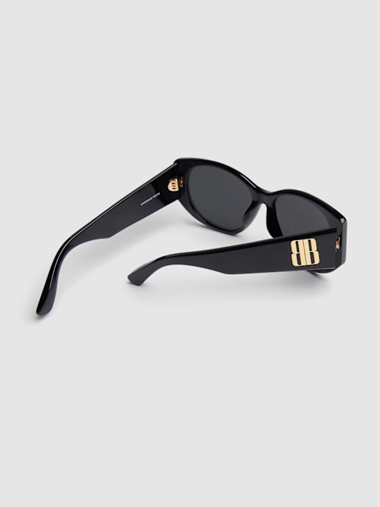 Balenciaga: BB0455S Nano round acetate sunglasses - Black - men_4 | Luisa Via Roma