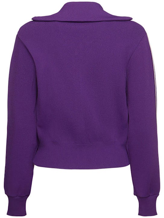Autry: Knit track jacket - Anemone - women_3 | Luisa Via Roma