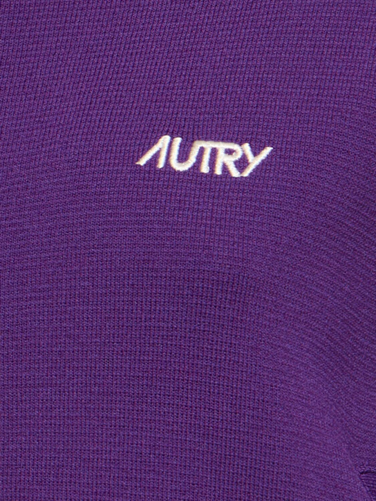 Autry: Knit track jacket - Anemone - women_4 | Luisa Via Roma