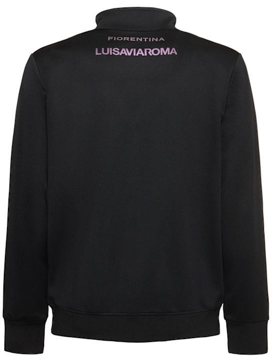 Kappa: Atrisoy LVR Fiorentina sweatshirt - Black - men_3 | Luisa Via Roma