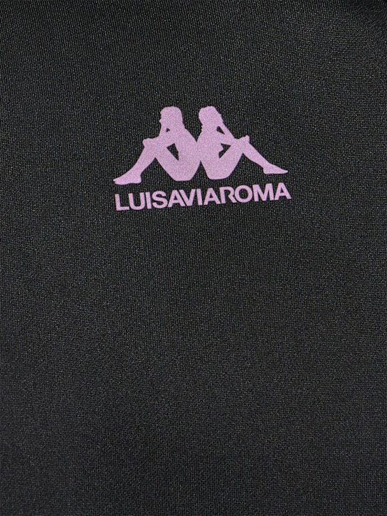 Kappa: Atrisoy LVR Fiorentina sweatshirt - Black - men_4 | Luisa Via Roma
