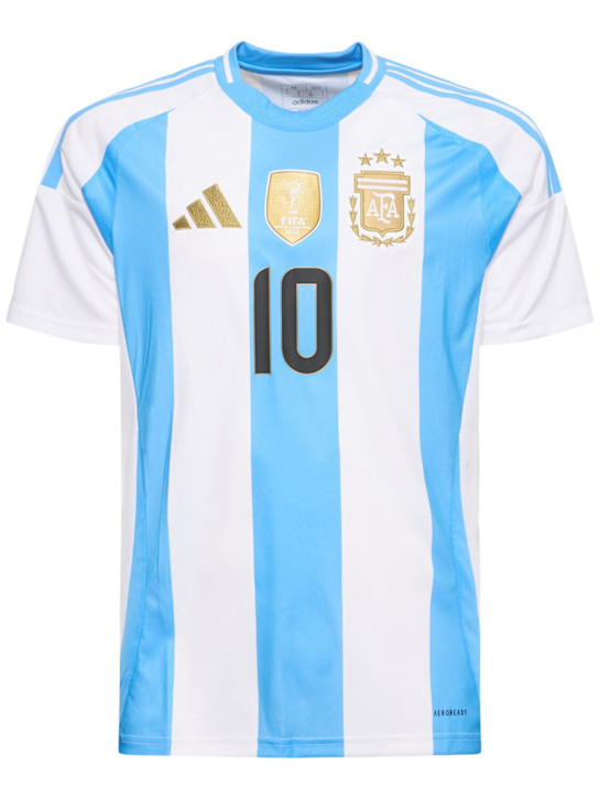adidas Originals: AFA Messi football jersey - ホワイト/ブルー - men_0 | Luisa Via Roma