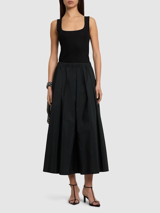 Weekend Max Mara: Curvato taffeta midi skirt - women_1 | Luisa Via Roma