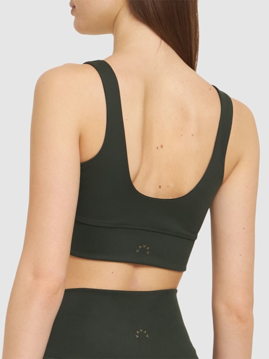Varley: Cori Freesoft sports bra - Dark Green - women_2 | Luisa Via Roma