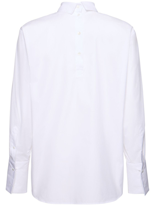 Dries Van Noten: Corsino cotton shirt - White - men_1 | Luisa Via Roma