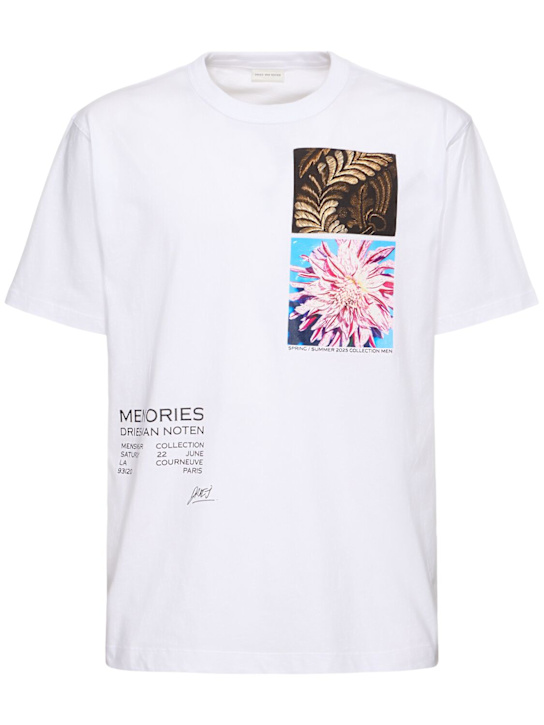 Dries Van Noten: Heercotton jersey t-shirt - men_0 | Luisa Via Roma