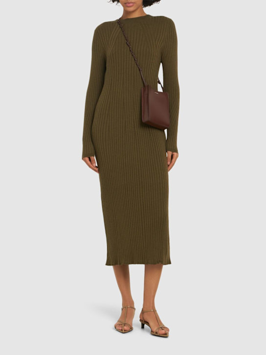 Varley: Axel rib knit midi dress - women_1 | Luisa Via Roma