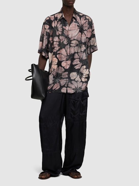 Dries Van Noten: Cassidye silk shirt - men_1 | Luisa Via Roma
