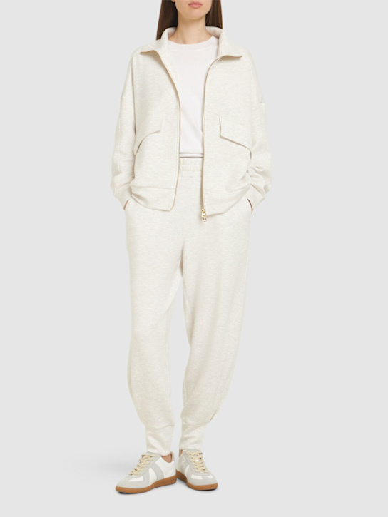 Varley: The Relaxed Pant 27.5" 运动裤 - Ivory Marl - women_1 | Luisa Via Roma