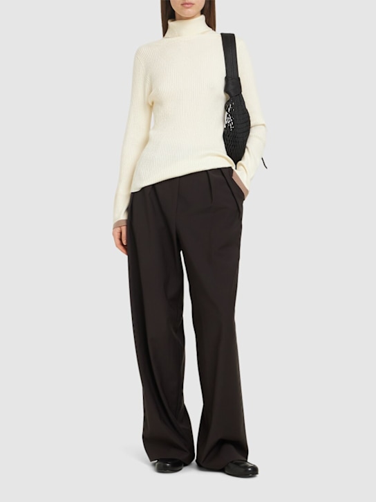 Varley: Ravena rib knit high neck sweater - women_1 | Luisa Via Roma