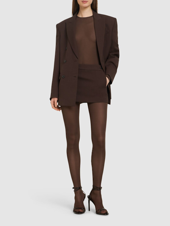 Wardrobe.nyc: Wool mini skirt - women_1 | Luisa Via Roma