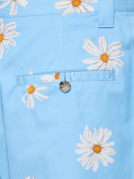 Moschino: Daisy shorts - Light Blue - men_4 | Luisa Via Roma