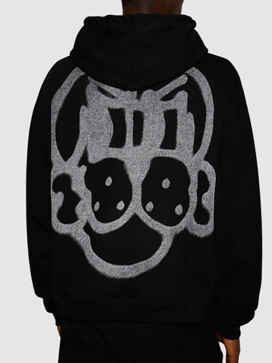 CHITO: Reflective Finesse hoodie - Black - men_3 | Luisa Via Roma
