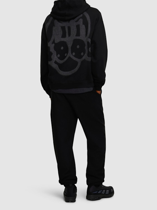 CHITO: Reflective Finesse hoodie - Black - men_1 | Luisa Via Roma
