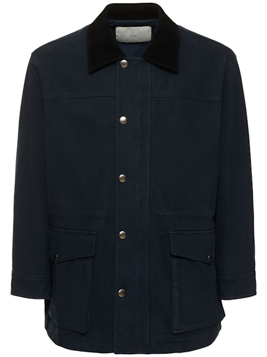 Dunst: Unisex vintage work jacket - Navy - men_0 | Luisa Via Roma