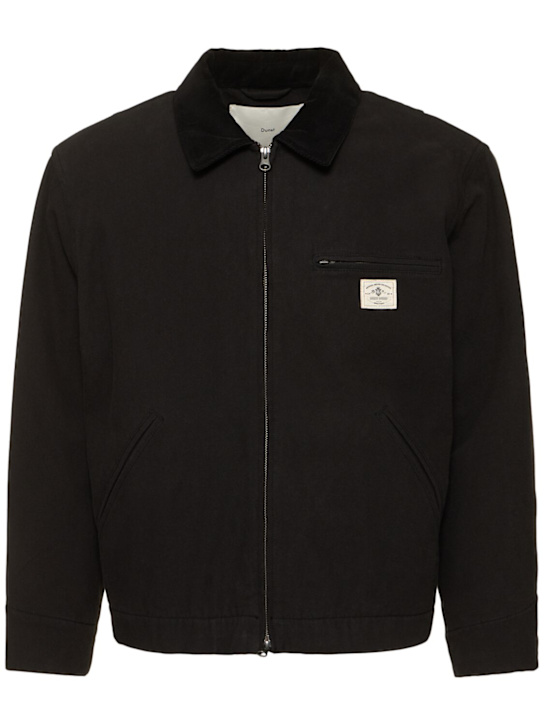 Dunst: Unisex vintage work jacket - Black - men_0 | Luisa Via Roma