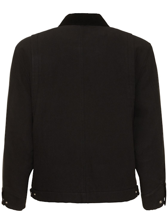 Dunst: Unisex vintage work jacket - Black - men_3 | Luisa Via Roma