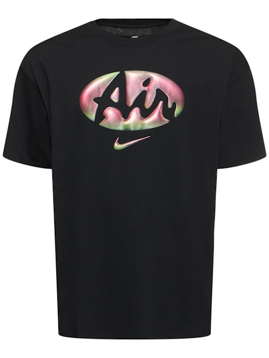 Nike: T-Shirt aus Baumwolljersey "Sportswear" - men_0 | Luisa Via Roma