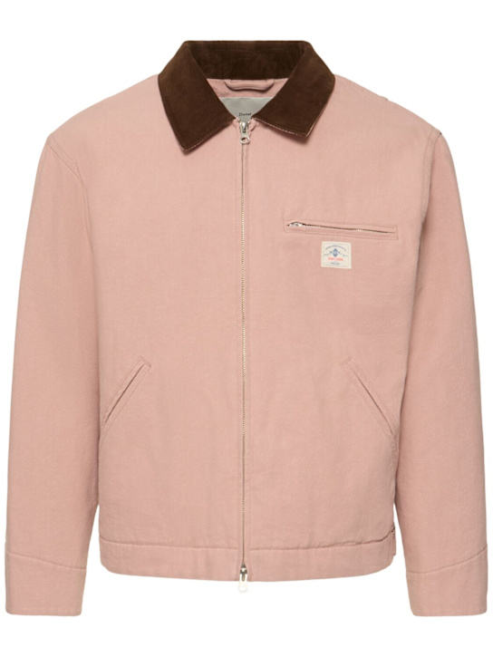 Dunst: Unisex vintage work jacket - Dusy Pink - men_0 | Luisa Via Roma