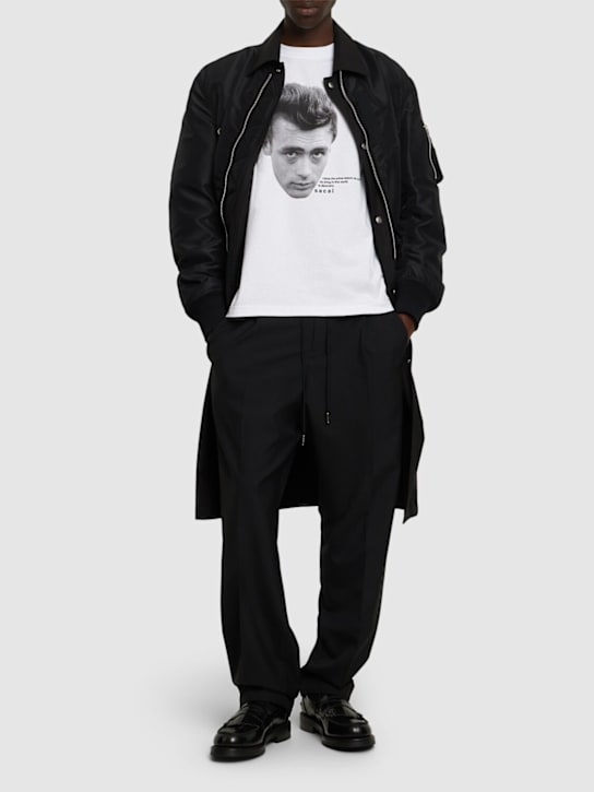 Sacai: James Dean t-shirt - White - men_1 | Luisa Via Roma