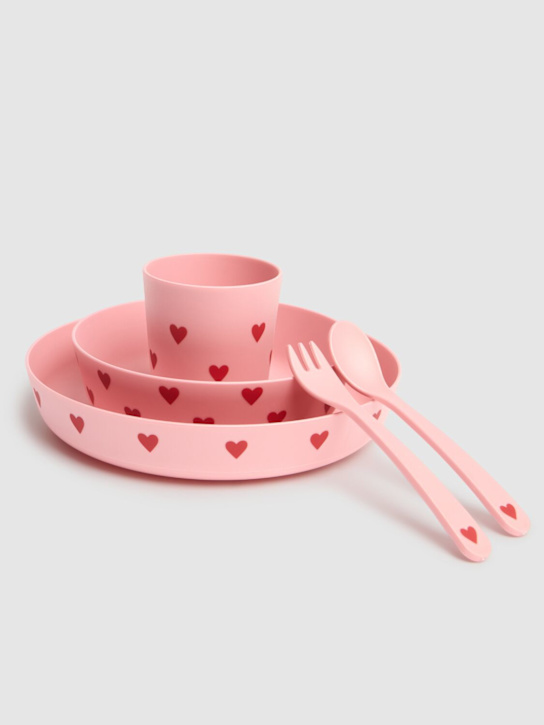 Konges Sløjd: Tableware set - Pembe - kids-girls_1 | Luisa Via Roma