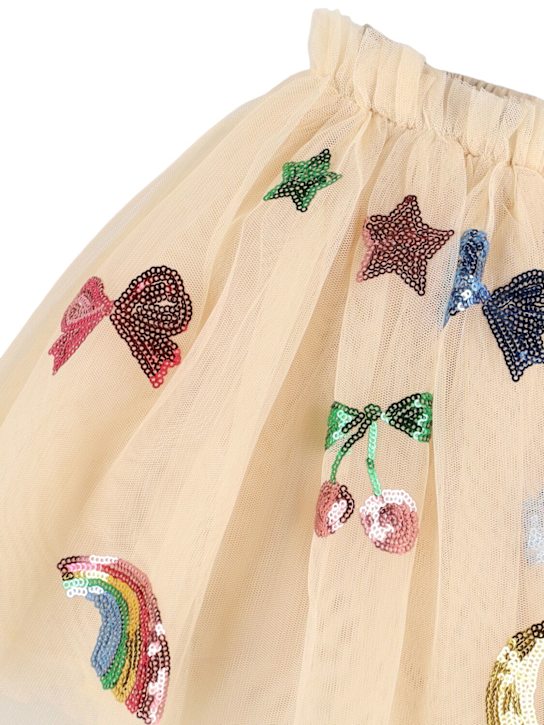 Konges Sløjd: Embellished tulle skirt - White - kids-girls_1 | Luisa Via Roma