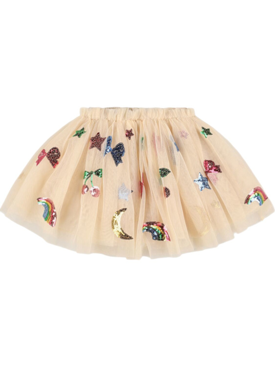 Konges Sløjd: Embellished tulle skirt - White - kids-girls_0 | Luisa Via Roma