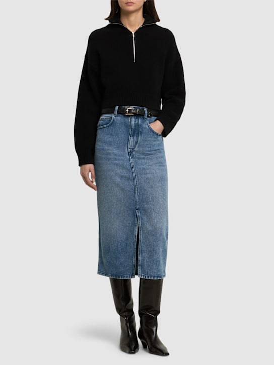 Tilauria denim midi skirt - Thumbnail 2