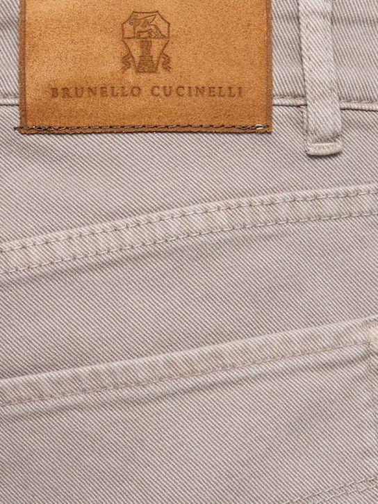 Brunello Cucinelli: Bull denim pants - Spago - men_4 | Luisa Via Roma